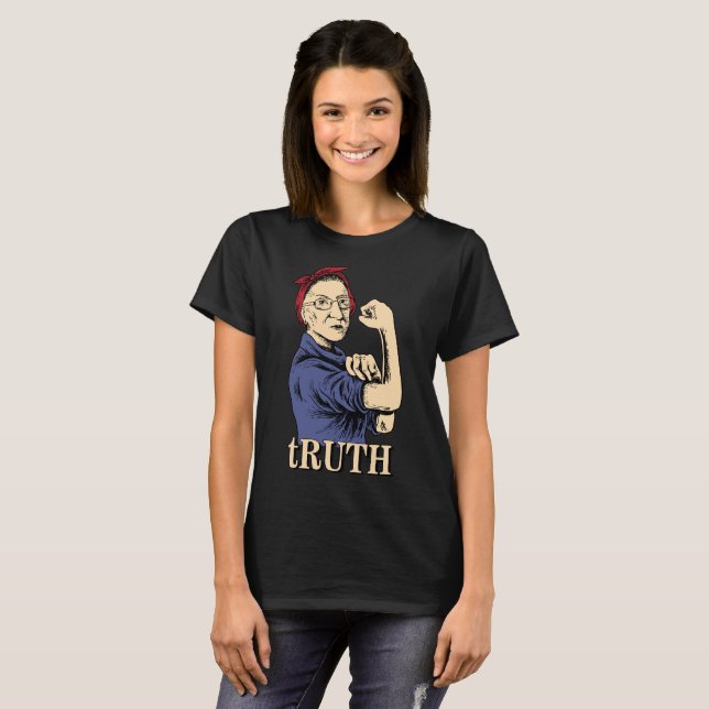 RBG Ruth Ginsburg Supreme Court Feminist T-Shirt (Front Full)