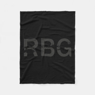 Rbg Shirt Dissent Anti Trump Political Fleece Blanket