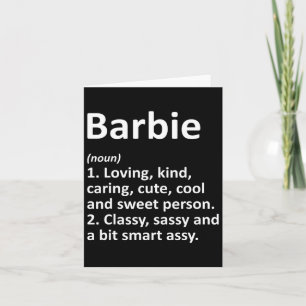 Rbie Definition Personalized Name Funny Birthday G Card