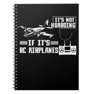 RC Aircraft Owner Funny Model Plane Pilot Notebook