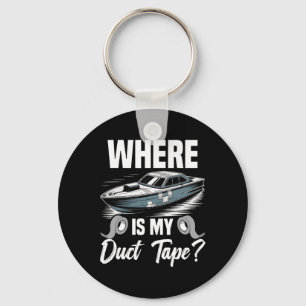 Rc Boats Remote Control Boat Cruise Duct Tape Rc C Keychain