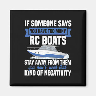Rc Captain Remote Control Boat Cruise Too Many Rc  Magnet