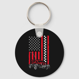 Rc Car Art For Men Women Kids Rc Racing Truck Rc C Keychain