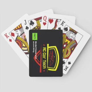 RC Car Tech Playing Cards