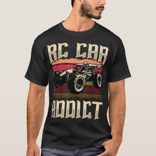 Rc Cars Racing Radio Controlled Vintage Car Funny  T-Shirt