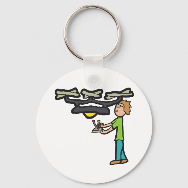 RC Drone Flying Keychain (Front)