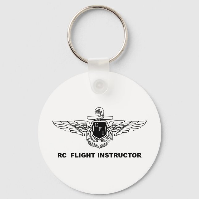 RC Flight Instructor Keychain (Front)