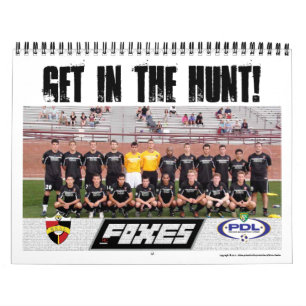 RC Foxes Get In The Hunt 2011 Calendar