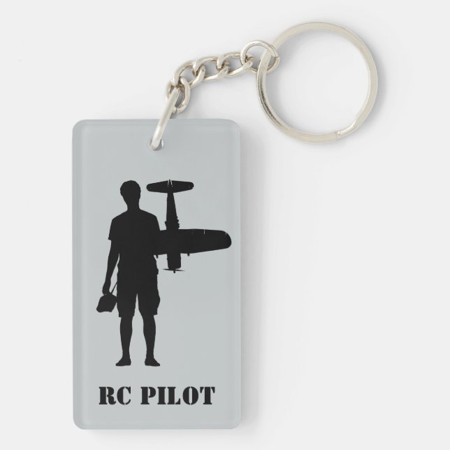 RC Pilot Keychain (Back)