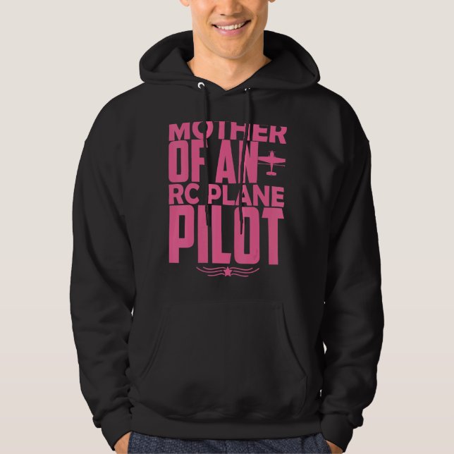 Rc Pilot Model Airplane Pilot Model Flight Rc Airp Hoodie (Front)