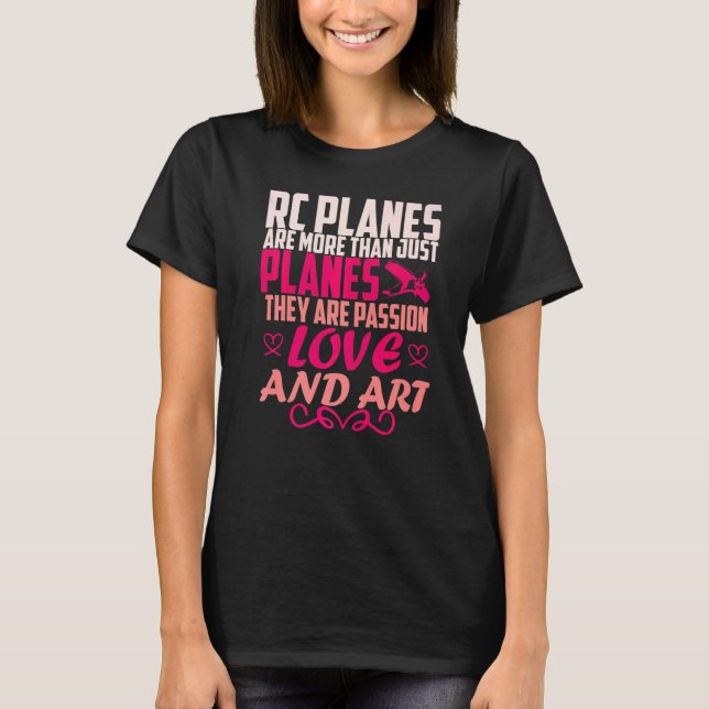 Rc Pilot Model Airplane Pilot Model Flight Rc Airp T-Shirt (Front)