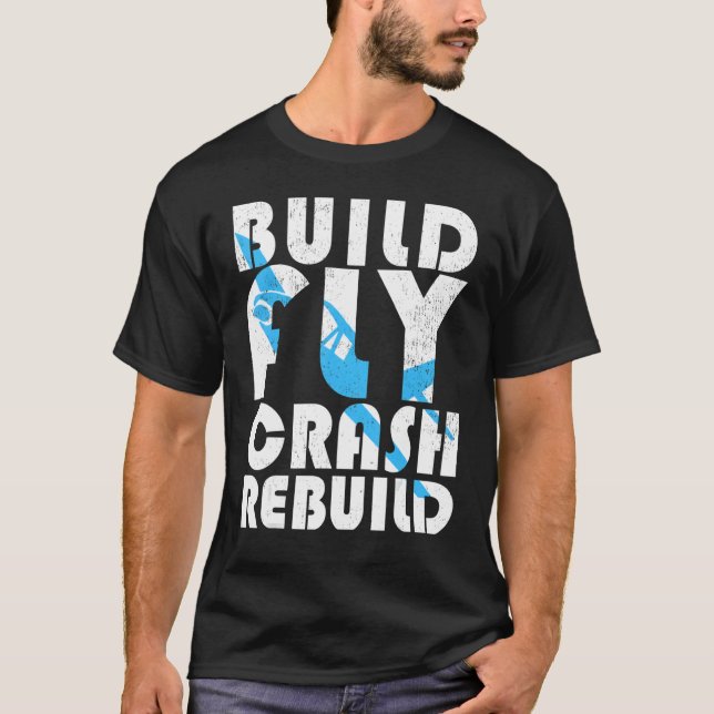 Rc Pilot Model Airplane Pilot Model Flight Rc Airp T-Shirt (Front)