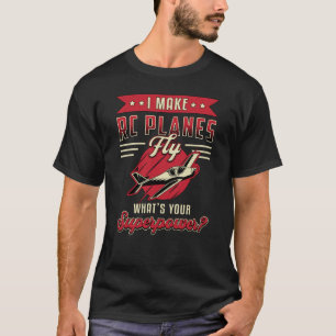 RC Plane Airplane Pilot Aircraft Funny RC Planes T-Shirt