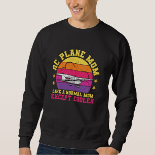 RC Plane Mom Vintage Women Remote Control Retro Sweatshirt