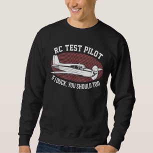 RC Plane Pilot Remote Control Aircraft Airplane Sweatshirt