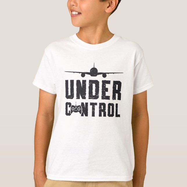 RC Plane Under Control Pilot Airplane RC Planes T-Shirt (Front)