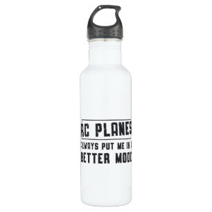 RC Planes Better Mood Airplane Aircraft RC Plane 710 Ml Water Bottle