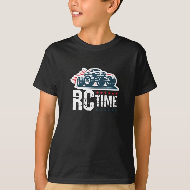 RC Time RC Car Model Build T-Shirt (Front)