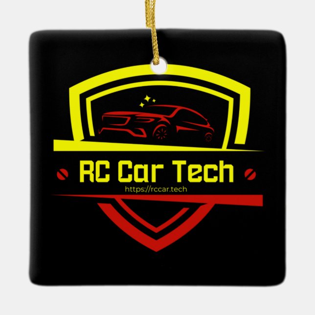 RC Voiture Tech ornement de Noël (Devant)