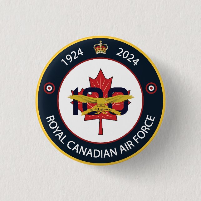 RCAF 100 Pin Button (Front)