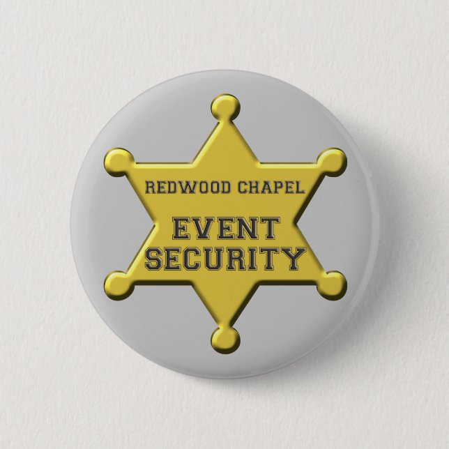 RCCC EVENT SECURITY 2 INCH ROUND BUTTON (Front)