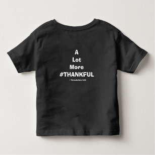 RCCG #Thankful  T-Shirt toodlers