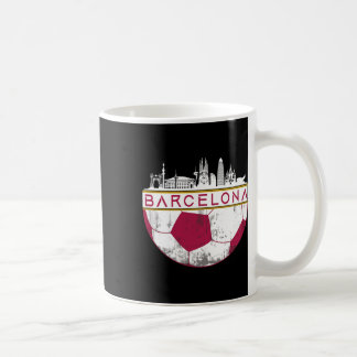 Rcelona City Skyline Soccer Sports Fans Cool Coffee Mug