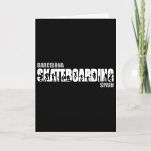 Rcelona Skateboarder Urn Skateboarding 1 Card