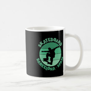 Rcelona Skateboarder Urn Skateboarding Coffee Mug