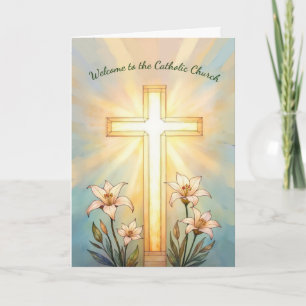 RCIA Bienvenue Église Catholique Carte de la Croix
