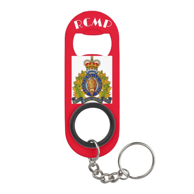 "RCMP" KEYCHAIN BOTTLE OPENER (Back)