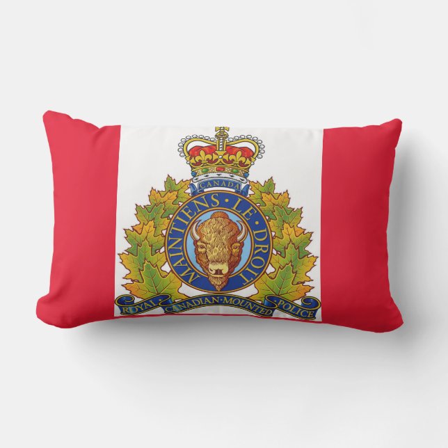 "RCMP " LUMBAR PILLOW (Front)