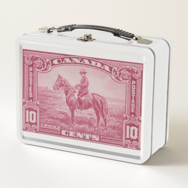 RCMP Mountie Metal Lunchbox (Front)