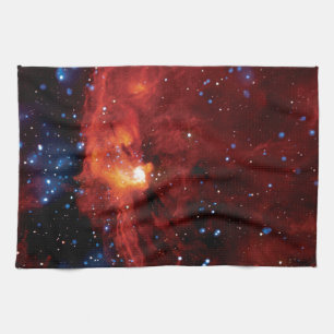 RCW 108 Star Forming Region - Hubble Space Photo Kitchen Towel