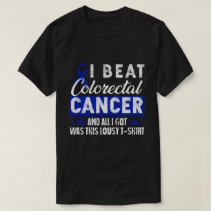 RD Colourectal Cancer Survivor Gifts I Beat Colon  T-Shirt