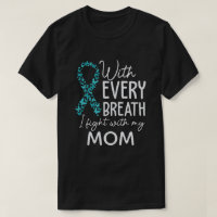 RD Custom Cervical Cancer Shirt, I Fight With Mom