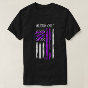 RD Military Child Purple Up Shirt