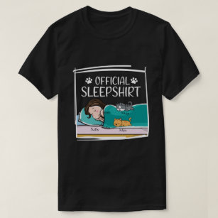 RD Official Sleepshirt - Personalized Cat Lover T-Shirt