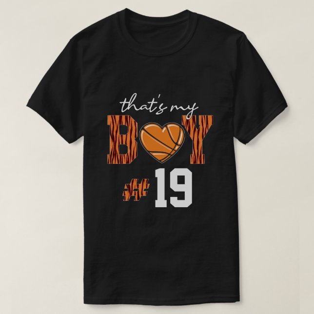 RD Personalized Basketball Custom That's My Boy T-Shirt (Design Front)
