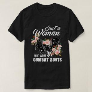 RD Personalized Female Veteran, Just A Woman T-Shirt