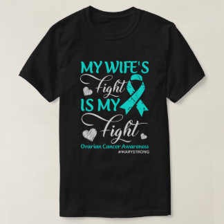 RD Personalized Ovarian Cancer Shirt, Cancer Fight T-Shirt