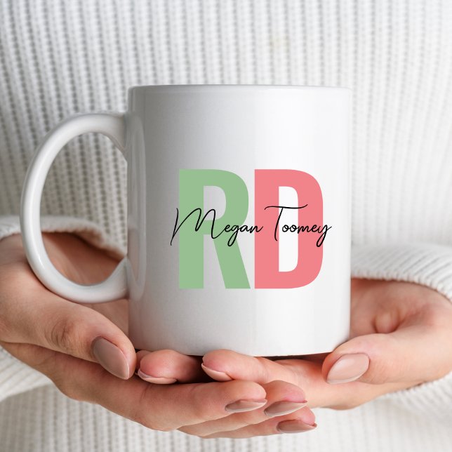RD Registered Dietician Nutritionist Dietician Coffee Mug (Creator Uploaded)