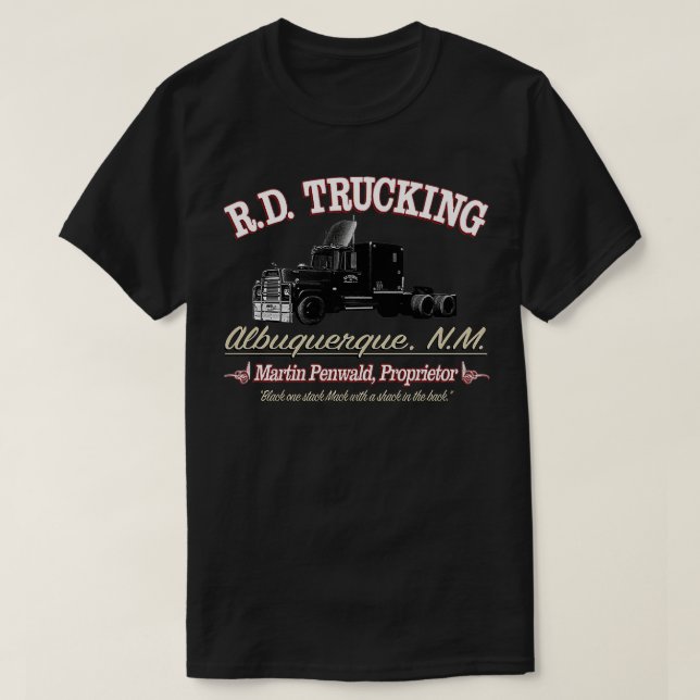RD Trucking Custom T-Shirt (Design Front)