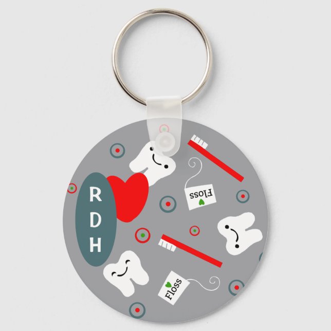 RDH Dental/ Tooth Keychain (Front)