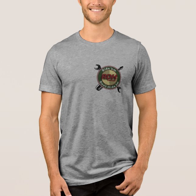RDH Garage Little Logo Tri-Blend Shirt (Front)