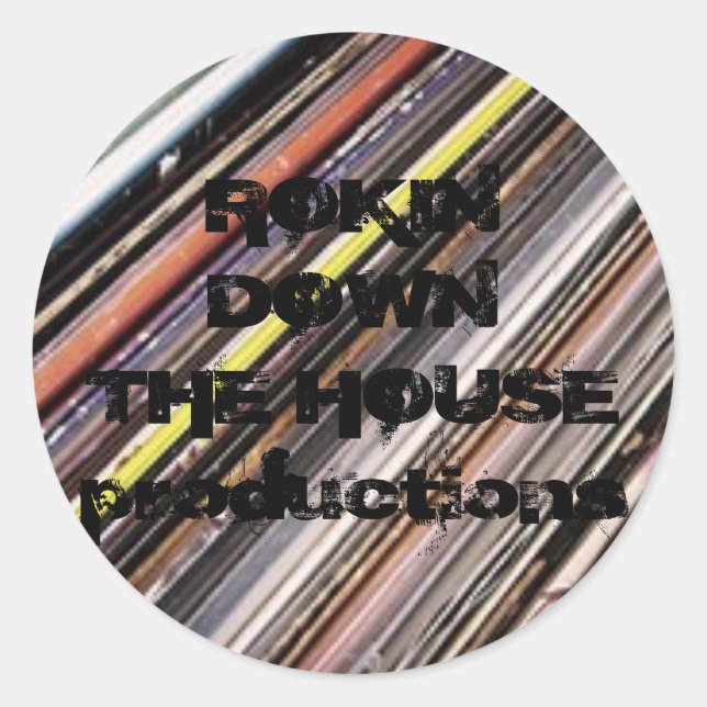 RDHprod. Stacked Records Sticker (Front)