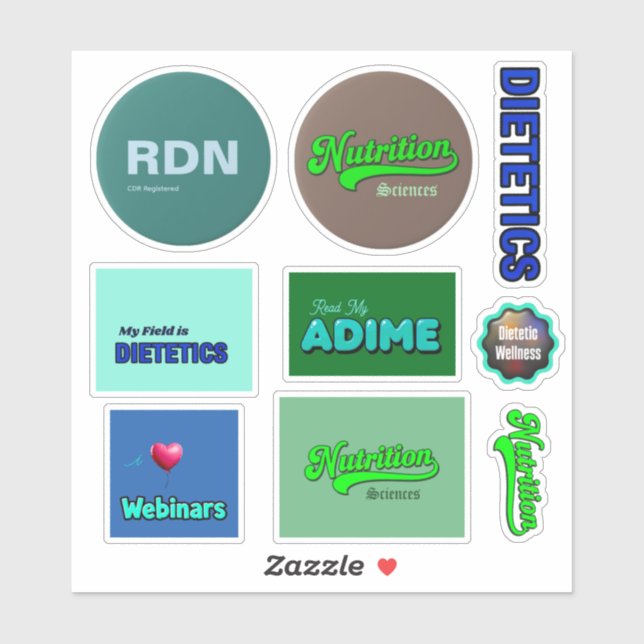 RDN Stickers - Variety Page 7 + ADIME (Sheet)