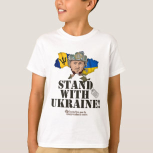Rdos Stand With Ukraine Zelensky Flag Rdos  T-Shirt