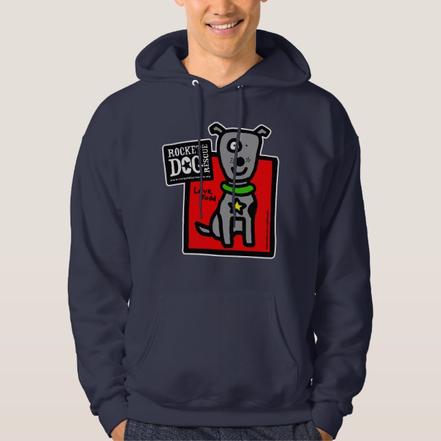 RDR - Todd Parr (grey dog) Hoodie (Front)