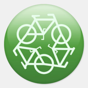 Re-Cycle Classic Round Sticker